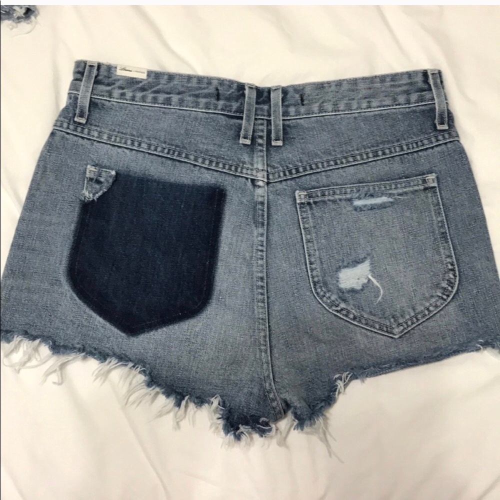 Revolve Lovers + Friends high rise denim shorts